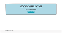 Desktop Screenshot of neo-trend-affiliate.net